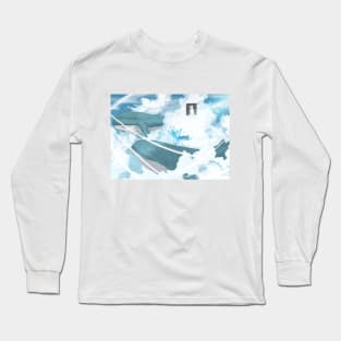 fantasy whale Long Sleeve T-Shirt